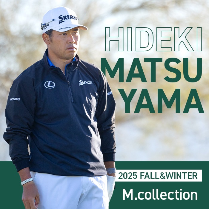 Srixon 2025松山モデルスリーブラインハーフジップスウエット ダンロップスポーツ公式オンラインストア】M.collection特集