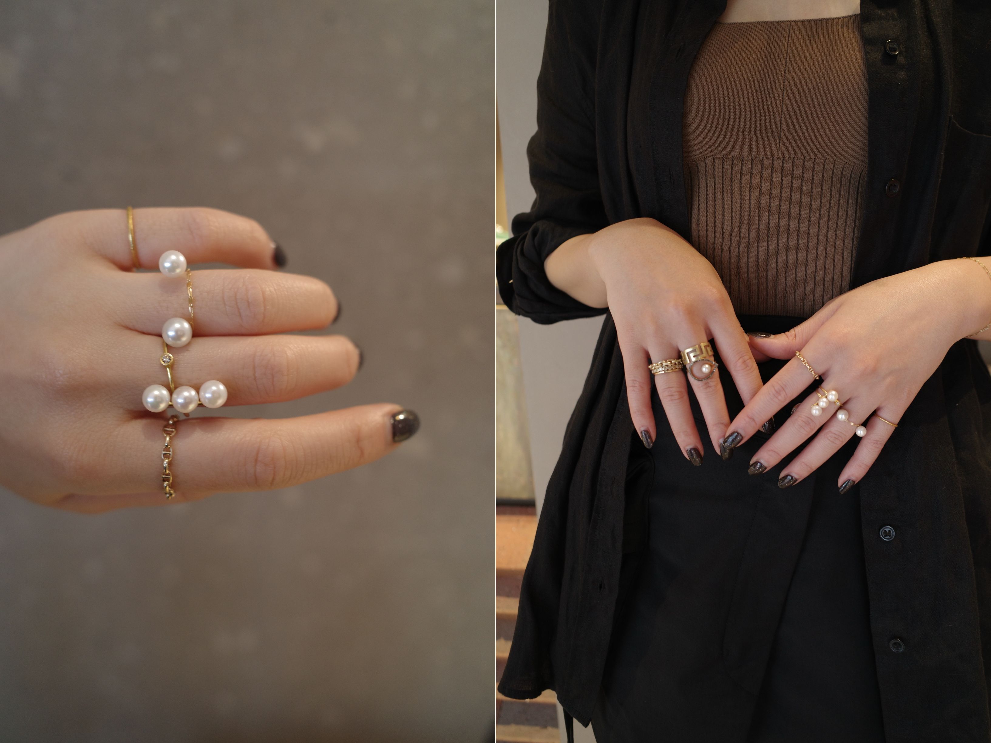 double finger ring